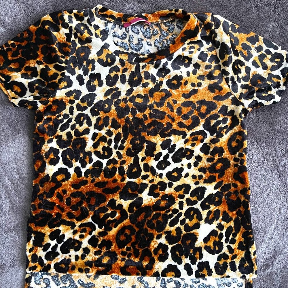 LEOPARD LITTLE GIRLS' TEE SIZE 6